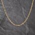 Pre-Owned 9ct Yellow Gold Twisted 18 Inch Curb Chain 41162467