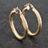 Pre-Owned Yellow Gold 29mm Twist Hoop Earrings 41173478
