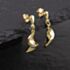 Pre-Owned 9ct Yellow Gold 28mm 0.03ct Brilliant Cut Diamond Twist Dropper Earrings 41173483