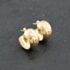 Pre-Owned 9ct Yellow Gold Diamond Cut Wedding Hoop Earrings 41173660