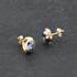 Pre-Owned Yellow Gold 10.2mm Tanzanite Oval Stud Earrings 41173669