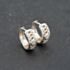 Pre-Owned 9ct White Gold 13.2mm Brilliant Cut Diamond Openwork Hoop Earrings 41173693