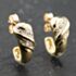 Pre-Owned 9ct Yellow Gold 14.6mm 0.03ct Diamond Dropper Earrings 41174063