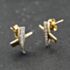 Pre-Owned Yellow Gold Cubic Zirconia Kiss Stud Earrings 41174177