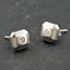 Pre-Owned 9ct White Gold Diamond Cushion Stud Earrings 41174180