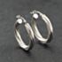 Pre-Owned White Gold Twist Hoop Earrings 41174188