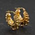 Pre-Owned 9ct Yellow Gold Fancy 18mm Creole Earrings 41174450