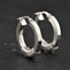 Pre-Owned 9ct White Gold 23mm Creole Earrings 41174548