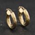 Pre-Owned Yellow Gold Twisted Hoop Earrings 41174635