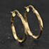 Pre-Owned Yellow Gold Twisted Hoop Earrings 41174641