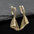 Pre-Owned 9ct Yellow Gold 37mm Fancy Dropper Earrings 41174669