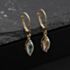 Pre-Owned Yellow Gold 28mm Mystic Topaz Dropper Earrings 41174673