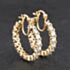 Pre-Owned 9ct Yellow Gold Cubic Zirconia Hoop Earrings 41174732