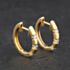Pre-Owned 18ct Yellow Gold Diamond Hoop Earrings 41174744