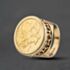 Pre-Owned Yellow Gold 1909 Full Sovereign Coin Ring 41201293