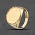 Pre-Owned 9ct Yellow Gold 1989 1/20 oz Isle Of Man Angel Coin Ring 41201307