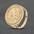 Pre-Owned 9ct Yellow Gold St George Coin Ring 41201308