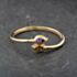 Pre-Owned 18ct Yellow Gold Citrine & Amethyst Set Torque Bangle 41211393