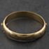 Pre-Owned Vintage 9ct Yellow Gold Half Engraved Hinged Bangle 41211424