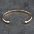 Pre-Owned 9ct Yellow Gold Plain Polished Small Torque Bangle 41211428