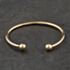Pre-Owned 9ct Yellow Gold Plain Small Torque Bangle 41211457