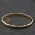 Pre-Owned Vintage Rolled Gold Patterned Hinged Bangle 41211469