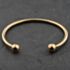 Pre-Owned 9ct Yellow Gold Plain Large Torque Bangle 41240012