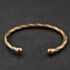Pre-Owned 9ct Yellow Gold Twisted Large Torque Bangle 41240015