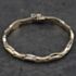 Pre-Owned 9ct Two Colour Gold Fancy Flat 7.5 Inch Link Chain Bracelet 41281730