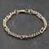 Pre-Owned 9ct Yellow Gold 8 Inch Figaro Chain Bracelet 41281837