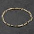 Pre-Owned 9ct Two Colour Gold Fancy 7.5 Inch Figaro Chain Bracelet 41281849