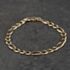 Pre-Owned 9ct Yellow Gold 7.5 Inch Figaro Chain Bracelet 41281876