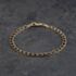 Pre-Owned 9ct Yellow Gold 7.5 Inch Curb Chain Bracelet 41281877