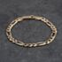Pre-Owned 9ct Yellow Gold 7.5 Inch Figaro Chain Bracelet 41281880