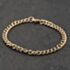Pre-Owned 9ct Yellow Gold 7.5 Inch Curb Chain Bracelet 41281890