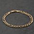 Pre-Owned 9ct Yellow Gold 7 Inch Figaro Chain Bracelet 41281894