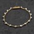 Pre-Owned 18ct Yellow Gold Diamond Rubover Set 7 Inch Bracelet 41281955