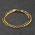 Pre-Owned 9ct Yellow Gold 7.5 Inch Curb Chain Bracelet 41281962