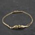 Pre-Owned 9ct Yellow Gold 0.08ct Diamond Set 7.5 Inch Fancy Chain Bracelet 41282008