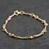 Pre-Owned 9ct Yellow Gold Loop & Bar 8 Inch Chain Bracelet 41282020