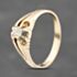 Pre-Owned 9ct Yellow Gold 0.25ct Brilliant Cut Diamond Single Stone Signet Ring 413402153286