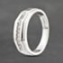 Pre-Owned 9ct White Gold 0.25ct Brilliant Cut Diamond Channel Set Band Ring 41341643