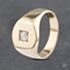 Pre-Owned Diamond Cushion Signet Ring 41341709