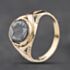 Pre-Owned 9ct Yellow Gold Hematite Oval Engraved Signet Ring 41342391