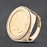 Pre-Owned Yellow Gold 1901 Queen Victoria Full Sovereign Mount Ring 41342397