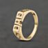 Pre-Owned 9ct Yellow Gold Dad Signet Ring 41342473