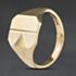 Pre-Owned 9ct Yellow Gold Rectangle Signet Ring 41342502