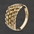 Pre-Owned 9ct Yellow Gold Four Row Keeper Ring 41342534