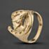Pre-Owned 9ct Yellow Gold Horse Shoe Shoe Head Signet Ring 41342566