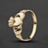 Pre-Owned 9ct Yellow Gold Claddagh Ring 41342575
